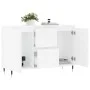 Aparador de madera de ingeniería blanco 104x35x70 cm de vidaXL, Aparadores - Ref: Foro24-827196, Precio: 91,15 €, Descuento: %