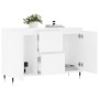 Aparador de madera de ingeniería blanco 104x35x70 cm de vidaXL, Aparadores - Ref: Foro24-827196, Precio: 87,97 €, Descuento: %