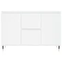 Aparador de madera de ingeniería blanco 104x35x70 cm de vidaXL, Aparadores - Ref: Foro24-827196, Precio: 91,15 €, Descuento: %