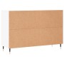 Aparador de madera de ingeniería blanco 104x35x70 cm de vidaXL, Aparadores - Ref: Foro24-827196, Precio: 87,97 €, Descuento: %