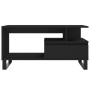 Mesa de centro madera contrachapada negro 90x49x45 cm en Mesas de centro | Comprar online en Foru.es