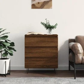 Oak brown plywood sideboard 60x35x70 cm by vidaXL, Sideboards - Ref: Foro24-827187, Price: 66,78 €, Discount: %