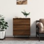 Aparador madera contrachapada marrón roble 60x35x70 cm de vidaXL, Aparadores - Ref: Foro24-827187, Precio: 67,71 €, Descuento: %