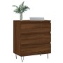 Aparador madera contrachapada marrón roble 60x35x70 cm de vidaXL, Aparadores - Ref: Foro24-827187, Precio: 67,71 €, Descuento: %