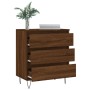 Aparador madera contrachapada marrón roble 60x35x70 cm de vidaXL, Aparadores - Ref: Foro24-827187, Precio: 67,71 €, Descuento: %