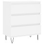 Aparador de madera contrachapada blanco 60x35x70 cm de vidaXL, Aparadores - Ref: Foro24-827180, Precio: 73,31 €, Descuento: %
