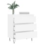 Aparador de madera contrachapada blanco 60x35x70 cm de vidaXL, Aparadores - Ref: Foro24-827180, Precio: 73,31 €, Descuento: %