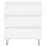 Aparador de madera contrachapada blanco 60x35x70 cm de vidaXL, Aparadores - Ref: Foro24-827180, Precio: 73,31 €, Descuento: %