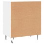 Aparador de madera contrachapada blanco 60x35x70 cm de vidaXL, Aparadores - Ref: Foro24-827180, Precio: 73,31 €, Descuento: %