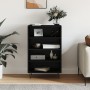 Aparador alto madera de ingeniería negro 57x35x90 cm de vidaXL, Aparadores - Ref: Foro24-827229, Precio: 55,82 €, Descuento: %
