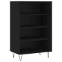 Aparador alto madera de ingeniería negro 57x35x90 cm de vidaXL, Aparadores - Ref: Foro24-827229, Precio: 55,24 €, Descuento: %