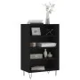 Aparador alto madera de ingeniería negro 57x35x90 cm de vidaXL, Aparadores - Ref: Foro24-827229, Precio: 55,24 €, Descuento: %
