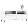 Mueble para TV madera contrachapada blanco 100x34,5x44,5 cm en Muebles TV | Comprar online en Foru.es