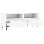 Mueble para TV madera contrachapada blanco 100x34,5x44,5 cm en Muebles TV | Comprar online en Foru.es