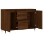 Aparador de madera de ingeniería marrón roble 104x35x70 cm de vidaXL, Aparadores - Ref: Foro24-827203, Precio: 99,51 €, Descu...