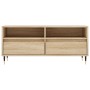 Mueble de TV madera contrachapada roble Sonoma 100x34,5x44,5 cm en Muebles TV | Comprar online en Foru.es