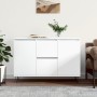 Aparador de madera de ingeniería blanco 104x35x70 cm de vidaXL, Aparadores - Ref: Foro24-827204, Precio: 94,05 €, Descuento: %
