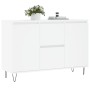 Aparador de madera de ingeniería blanco 104x35x70 cm de vidaXL, Aparadores - Ref: Foro24-827204, Precio: 94,05 €, Descuento: %