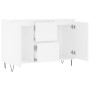 Aparador de madera de ingeniería blanco 104x35x70 cm de vidaXL, Aparadores - Ref: Foro24-827204, Precio: 94,05 €, Descuento: %