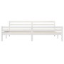 Estructura de cama madera maciza blanco 200x200 cm de vidaXL, Camas y somieres - Ref: Foro24-814840, Precio: 171,98 €, Descue...