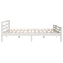 Estructura de cama madera maciza blanco 200x200 cm de vidaXL, Camas y somieres - Ref: Foro24-814840, Precio: 171,98 €, Descue...