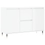 Aparador de madera de ingeniería blanco brillante 104x35x70 cm de vidaXL, Aparadores - Ref: Foro24-827198, Precio: 107,46 €, ...