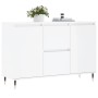Aparador de madera de ingeniería blanco brillante 104x35x70 cm de vidaXL, Aparadores - Ref: Foro24-827198, Precio: 107,46 €, ...