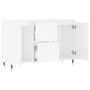 Aparador de madera de ingeniería blanco brillante 104x35x70 cm de vidaXL, Aparadores - Ref: Foro24-827198, Precio: 107,46 €, ...