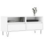 Mueble para TV madera contrachapada blanco 100x34,5x44,5 cm en Muebles TV | Comprar online en Foru.es