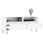 Mueble para TV madera contrachapada blanco 100x34,5x44,5 cm en Muebles TV | Comprar online en Foru.es