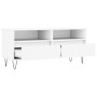 Mueble para TV madera contrachapada blanco 100x34,5x44,5 cm en Muebles TV | Comprar online en Foru.es