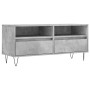 Mueble de TV madera contrachapada gris hormigón 100x34,5x44,5cm en Muebles TV | Comprar online en Foru.es