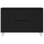 Aparador de madera de ingeniería negro 104x35x70 cm de vidaXL, Aparadores - Ref: Foro24-827205, Precio: 111,30 €, Descuento: %