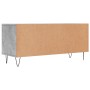 Mueble de TV madera contrachapada gris hormigón 100x34,5x44,5cm en Muebles TV | Comprar online en Foru.es