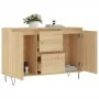 Aparador de madera de ingeniería roble Sonoma 104x35x70 cm de vidaXL, Aparadores - Ref: Foro24-827207, Precio: 91,04 €, Descu...