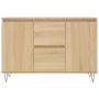 Aparador de madera de ingeniería roble Sonoma 104x35x70 cm de vidaXL, Aparadores - Ref: Foro24-827207, Precio: 92,37 €, Descu...