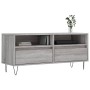 Mueble de TV madera contrachapada gris Sonoma 100x34,5x44,5 cm en Muebles TV | Comprar online en Foru.es