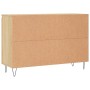 Aparador de madera de ingeniería roble Sonoma 104x35x70 cm de vidaXL, Aparadores - Ref: Foro24-827207, Precio: 92,37 €, Descu...