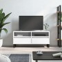 Mueble para TV madera contrachapada blanco 100x34,5x44,5 cm en Muebles TV | Comprar online en Foru.es