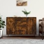 Aparador de madera de ingeniería roble ahumado 104x35x70 cm de vidaXL, Aparadores - Ref: Foro24-827209, Precio: 86,38 €, Desc...