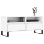 Mueble para TV madera contrachapada blanco 100x34,5x44,5 cm en Muebles TV | Comprar online en Foru.es