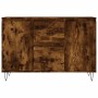 Aparador de madera de ingeniería roble ahumado 104x35x70 cm de vidaXL, Aparadores - Ref: Foro24-827209, Precio: 86,38 €, Desc...
