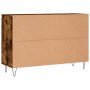 Aparador de madera de ingeniería roble ahumado 104x35x70 cm de vidaXL, Aparadores - Ref: Foro24-827209, Precio: 86,38 €, Desc...