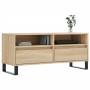 Mueble de TV madera contrachapada roble Sonoma 100x34,5x44,5 cm en Muebles TV | Comprar online en Foru.es