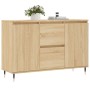 Aparador de madera de ingeniería roble Sonoma 104x35x70 cm de vidaXL, Aparadores - Ref: Foro24-827199, Precio: 101,94 €, Desc...
