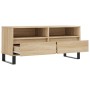Mueble de TV madera contrachapada roble Sonoma 100x34,5x44,5 cm en Muebles TV | Comprar online en Foru.es