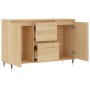 Aparador de madera de ingeniería roble Sonoma 104x35x70 cm de vidaXL, Aparadores - Ref: Foro24-827199, Precio: 101,94 €, Desc...