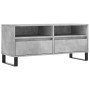 Mueble de TV madera contrachapada gris hormigón 100x34,5x44,5cm en Muebles TV | Comprar online en Foru.es