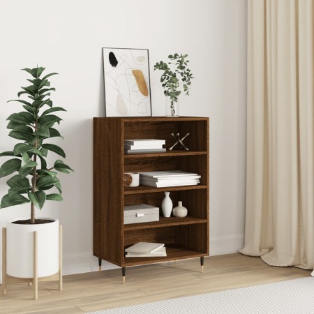Aparador alto madera de ingeniería marrón roble 57x35x90 cm de vidaXL, Aparadores - Ref: Foro24-827227, Precio: 70,79 €, Desc...
