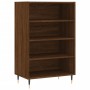 Aparador alto madera de ingeniería marrón roble 57x35x90 cm de vidaXL, Aparadores - Ref: Foro24-827227, Precio: 70,79 €, Desc...